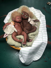 Load image into Gallery viewer, AVAILABLE Award winning Full body silicone mini baby girl Toni awake 6.5&quot; PRICE is for ONE baby
