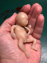 Load image into Gallery viewer, AVAILABLE Blank full body silicone ULTRA PREMATURE baby boy 3.5” (my project “I exist”)
