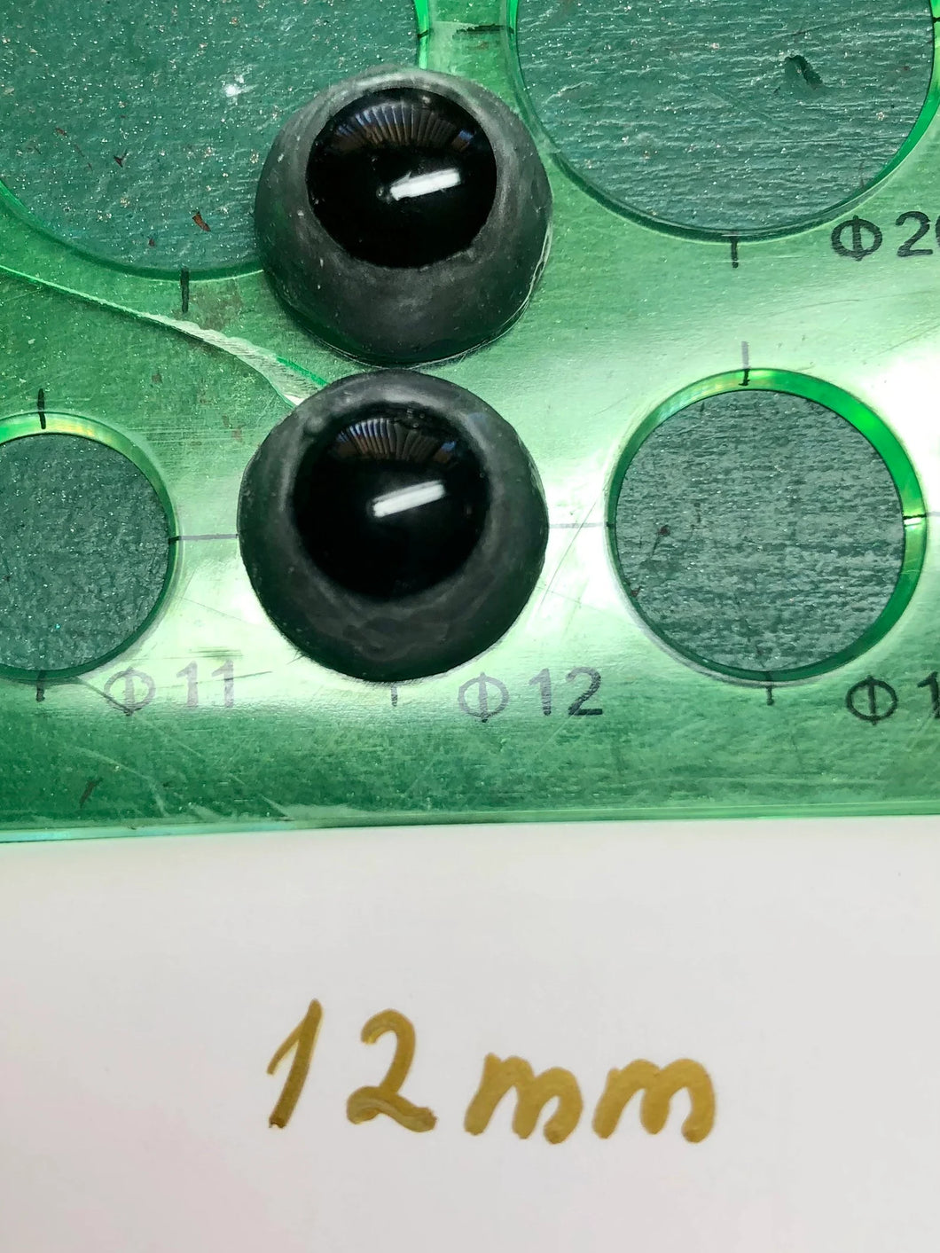 Fantasy silver Dolls eyes 12 mm