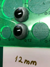 Load image into Gallery viewer, Fantasy silver Dolls eyes 12 mm
