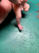 Load image into Gallery viewer, Custom Special full body silicone mini baby Lucas in soft blend asleep bald
