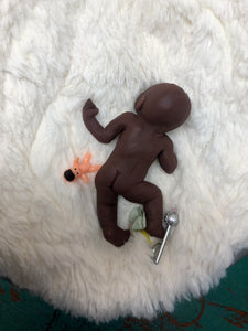 AVAILABLE boo boo AA full body silicone mini kit Jamie 4.5” (baby boy) in super soft blend