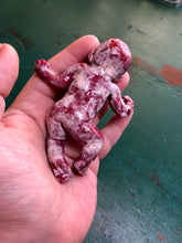 Load image into Gallery viewer, AVAILABLE full body silicone mini kit Jimmy 4.5” (baby boy) in soft blend with vernix effect
