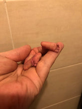 Load image into Gallery viewer, Custom full body silicone mini baby Lucas in soft blend asleep bald
