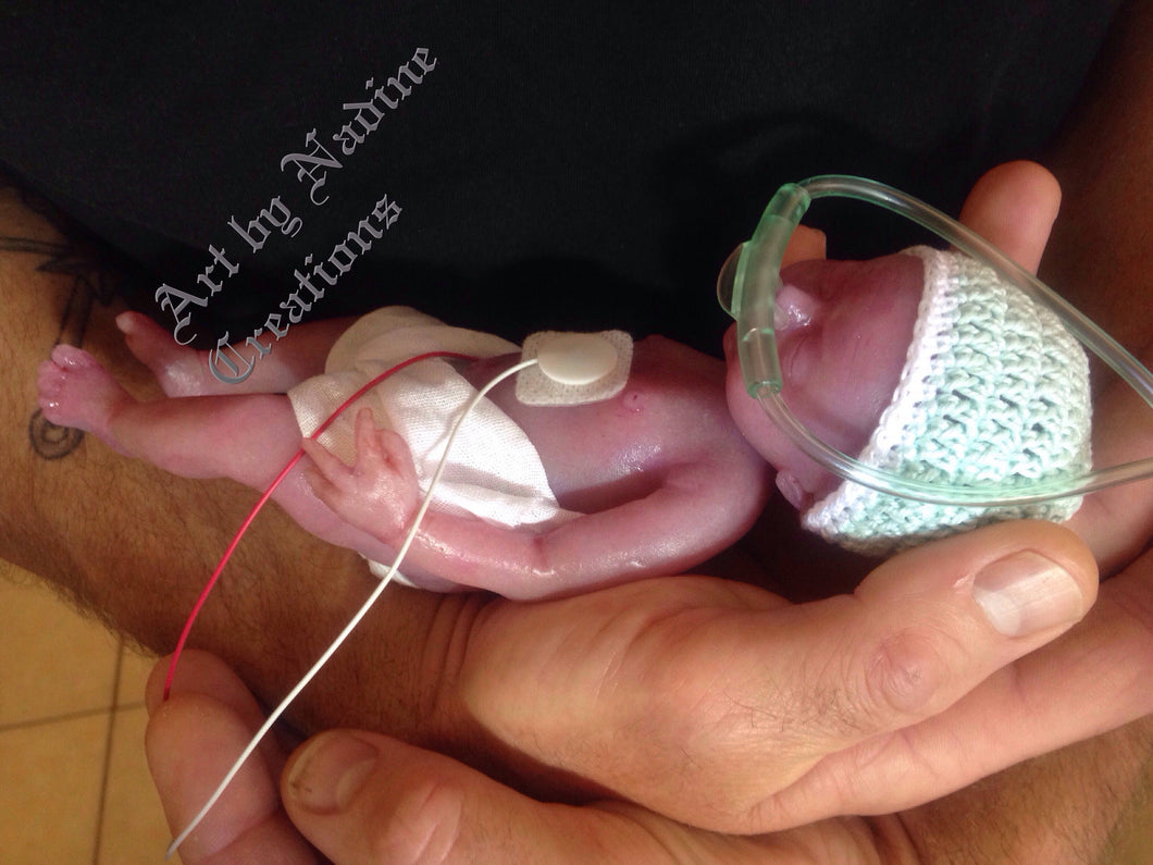 Silicone full body baby doll Adrian 9”