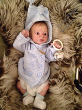 Load image into Gallery viewer, Custom reborn baby doll with rooted or painted hair

