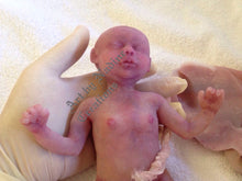 Load image into Gallery viewer, Full body silicone baby girl Adriana with 5&quot; cord &amp; placenta
