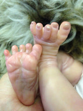 Load image into Gallery viewer, Custom reborn baby doll with rooted or painted hair

