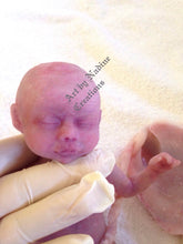 Load image into Gallery viewer, Full body silicone baby girl Adriana with 5&quot; cord &amp; placenta
