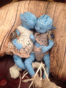 Custom (Vicky)Full bodu silicone Na'vi fantasy baby twins