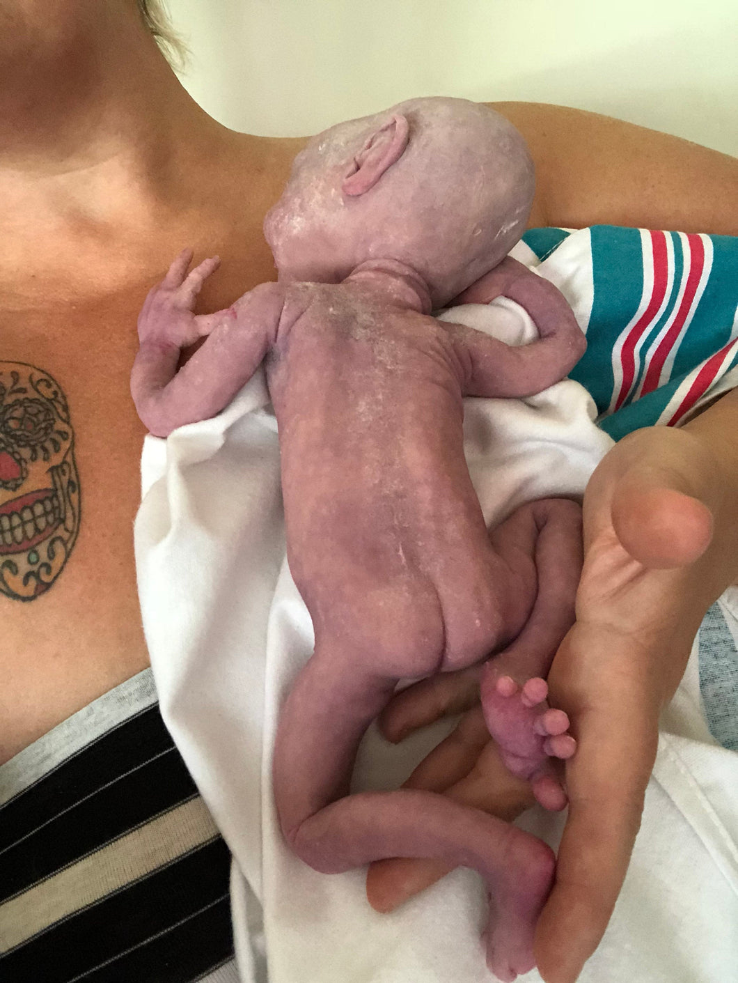 Full body silicone ultra premature baby girl 12