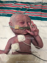 Load image into Gallery viewer, Full body silicone baby girl Collette 12&quot; with placenta &amp; cord (premature bany at 26-28 weeks gestation)
