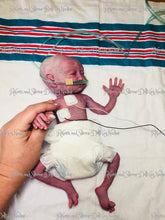 Load image into Gallery viewer, Full body silicone baby girl Collette 12&quot; at l26-28 weeks gestation
