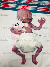 Load image into Gallery viewer, Full body silicone baby girl Collette 12&quot; at l26-28 weeks gestation
