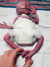 Load image into Gallery viewer, Full body silicone baby girl Collette 12&quot; at l26-28 weeks gestation
