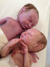 Load image into Gallery viewer, Full body silicone baby twins (girls) 12&quot;
