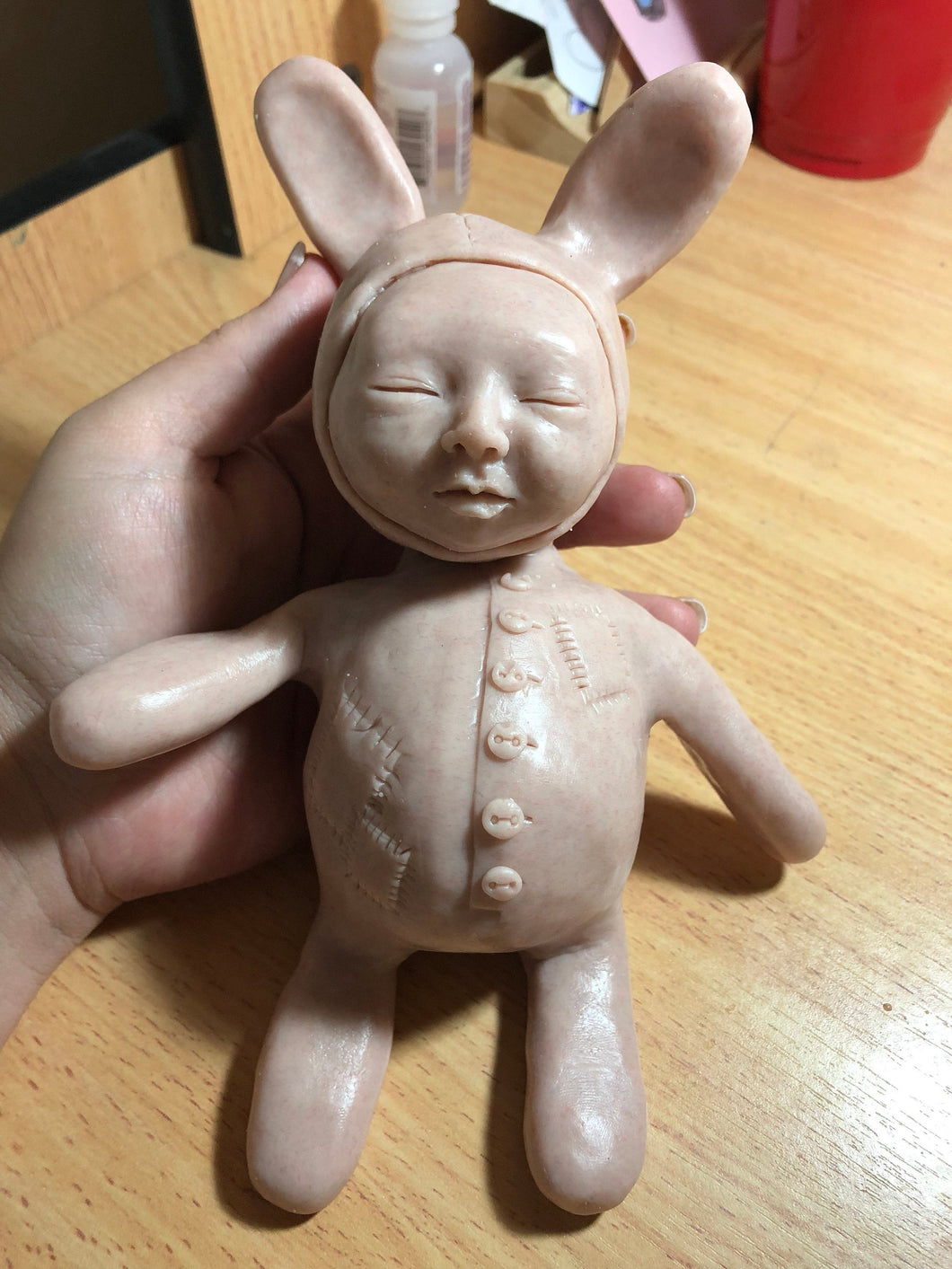 Full body silicone baby rabbit 9