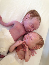 Load image into Gallery viewer, Full body silicone baby twins (girls) 12&quot;
