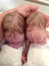 Load image into Gallery viewer, Full body silicone baby twins (girls) 12&quot;
