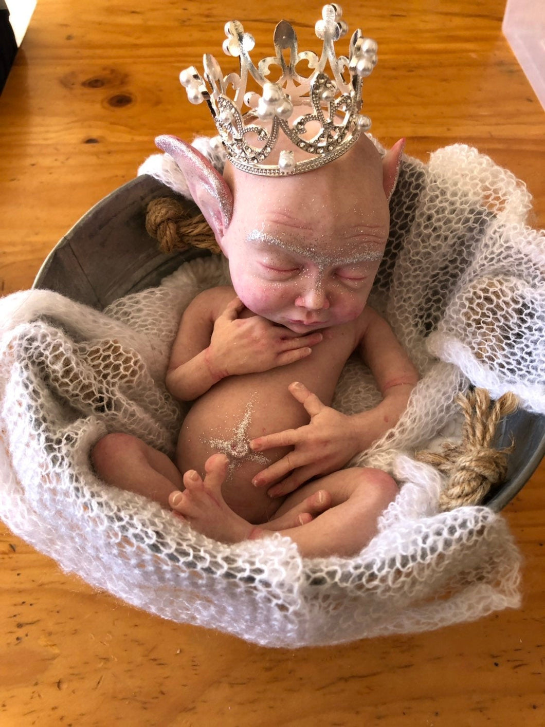 Full body silicone fantasy fairy baby girl