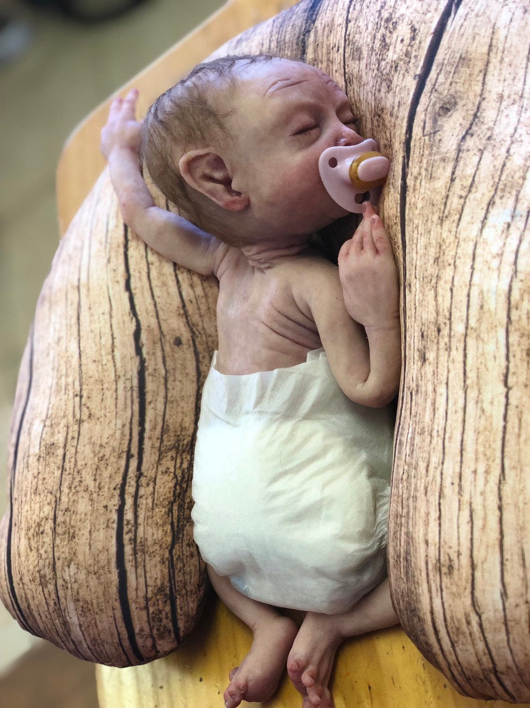 Full body silicone premature baby in soft blend