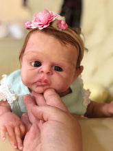 Load image into Gallery viewer, Custom Full body silicone baby girl Rihanna in soft blend

