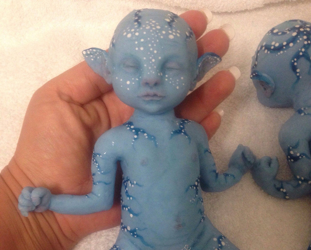 Full body silicone fantasy baby girl 9.4