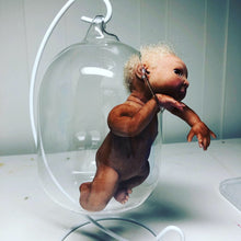 Load image into Gallery viewer, Award winning Full body silicone mini baby girl Toni awake 6.5&quot;
