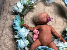 Load image into Gallery viewer, Full body silicone mini baby girl 6.5&quot;
