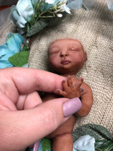Load image into Gallery viewer, Full body silicone mini baby girl 6.5&quot;
