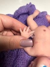 Load image into Gallery viewer, Full body silicone mini fantasy baby girl Toni 6.5&quot;
