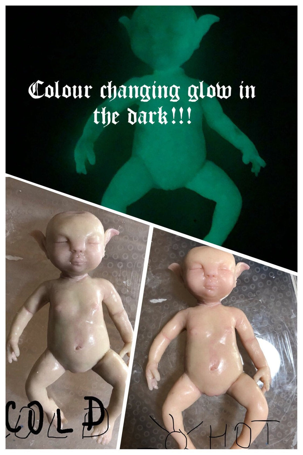 Full body silicone mini fantasy baby girl Toni 6.5