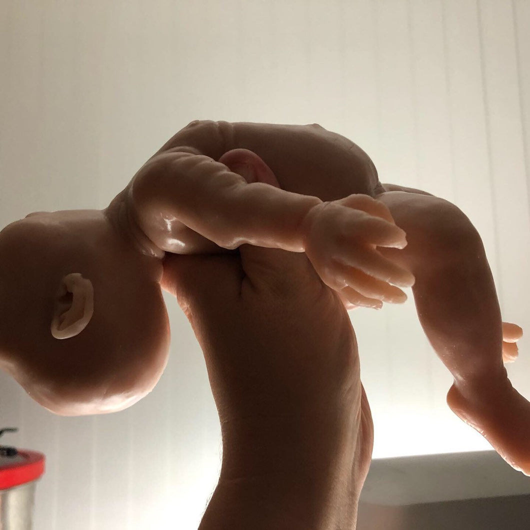 Blank (unpainted) full body silicone marshmallow soft 11.5