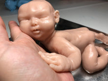 Load image into Gallery viewer, Blank (unpainted) full body silicone marshmallow soft 11.5&quot; baby girl (Arisha sculpt)

