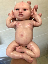 Load image into Gallery viewer, full body silicone marshmallow soft 11.5&quot; baby girl (Arisha sculpt) in fair skin colour
