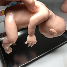 Load image into Gallery viewer, Blank (unpainted) full body silicone marshmallow soft 11.5&quot; baby girl (Arisha sculpt)
