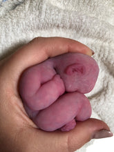 Load image into Gallery viewer, Full body silicone mini baby doll Nena in super soft blend with 3D encapsulated skin effect 4&quot; (rooted)
