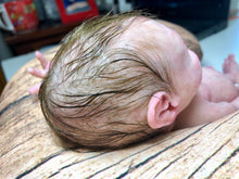Load image into Gallery viewer, Full body silicone premature baby boy in soft blend (rooted)
