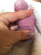 Load image into Gallery viewer, Full body silicone mini baby doll Nena in super soft blend with 3D encapsulated skin effect 4&quot; (bald)
