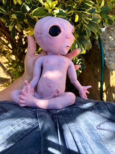 CUSTOM Full body silicone fantasy alien baby girl