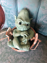 Load image into Gallery viewer, Full body silicone Grinch inspired baby boy 11”
