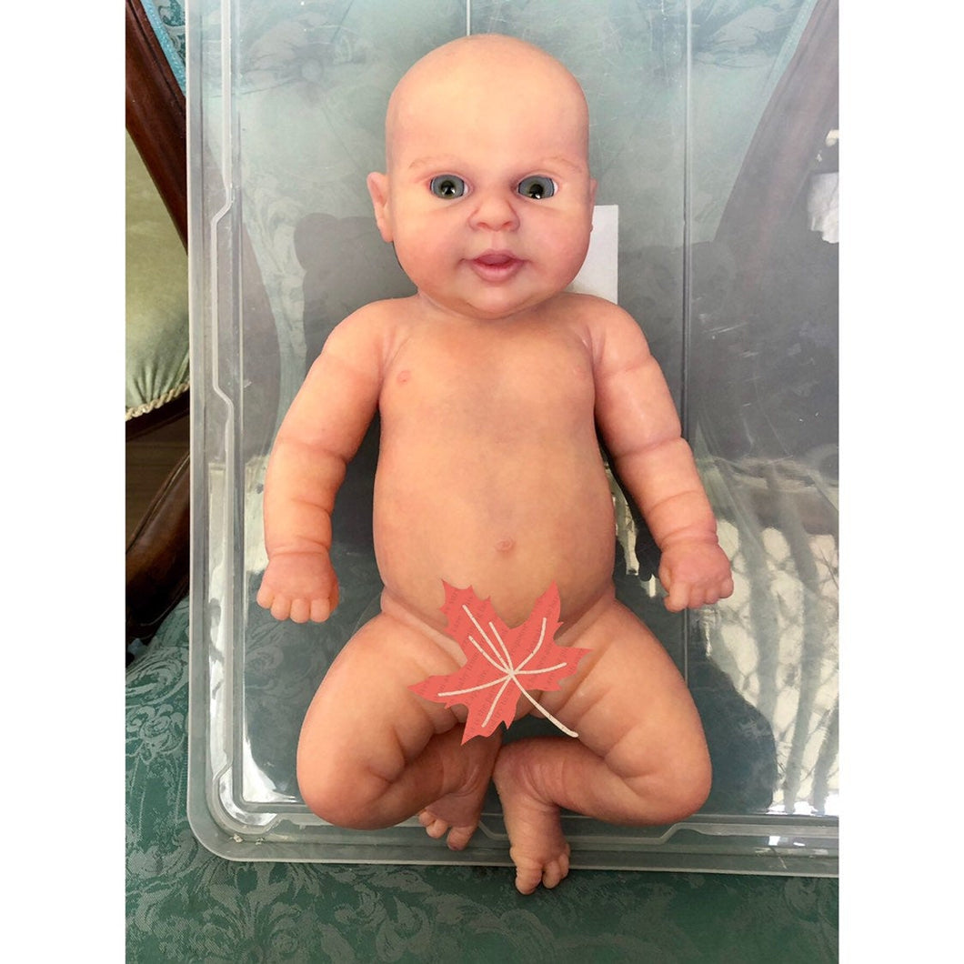 Custom painting of a silicone  baby doll (customer provides the blank kit of the doll) 15