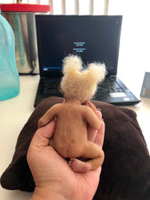 Load image into Gallery viewer, Award winning Full body silicone mini baby girl Toni awake 6.5&quot;
