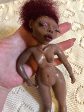 Load image into Gallery viewer, Solid silicone African Queen doll
