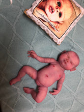 Load image into Gallery viewer, full body silicone marshmallow soft 11.5&quot; baby girl asleep (Arisha sculpt) in just born skin color
