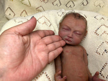 Load image into Gallery viewer, Full body silicone premature biracial baby in soft blend
