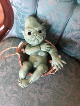 Load image into Gallery viewer, Full body silicone Grinch inspired baby boy 11”
