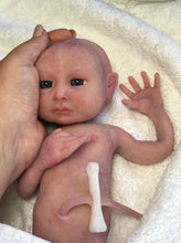 Load image into Gallery viewer, Open eyes Full body silicone premature baby in soft blend

