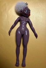 Load image into Gallery viewer, Solid silicone African Queen doll
