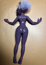 Load image into Gallery viewer, Solid silicone African Queen doll
